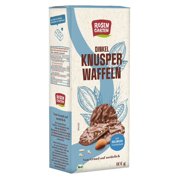 Rosengarten Bio Dinkel Knusperwaffeln