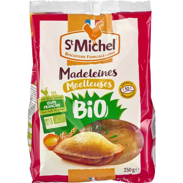 St Michel Bio Madeleines