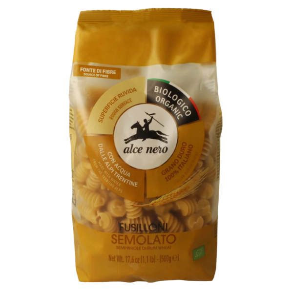 Alce Nero Bio Fusilloni Halbvollkorn-Hartweizen