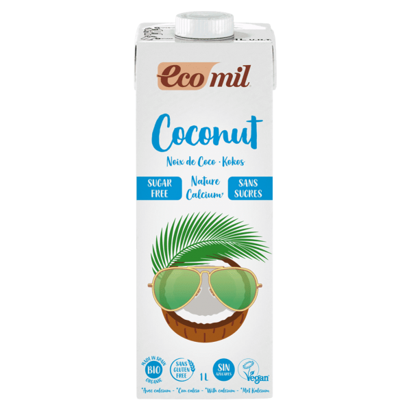 EcoMil Bio Kokos Drink Nature Calcium zuckerfrei