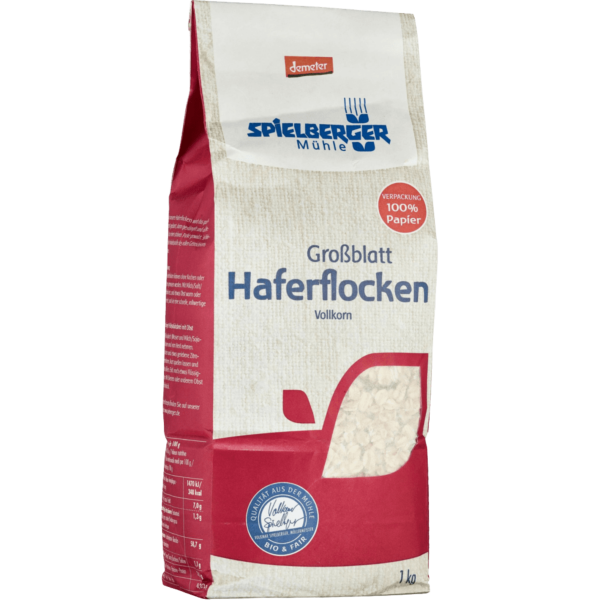 Spielberger Bio Haferflocken Großblatt, demeter