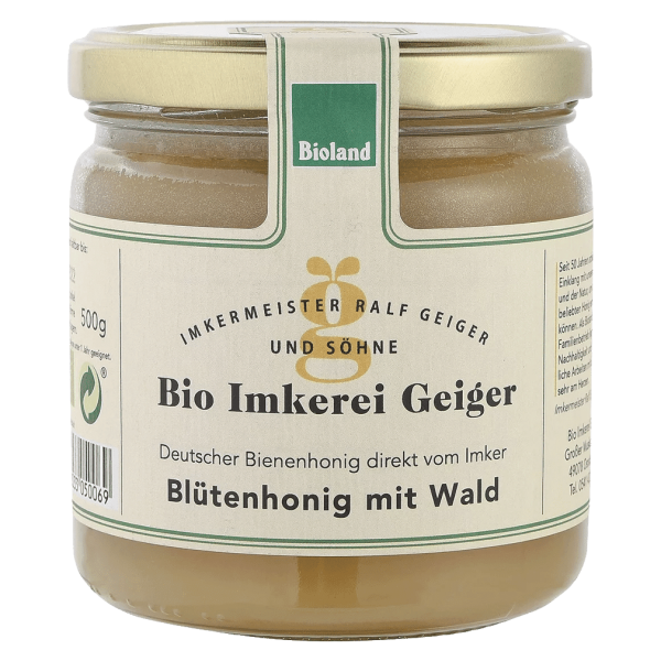 Bio Imkerei Geiger Bio Blütenhonig mit Wald