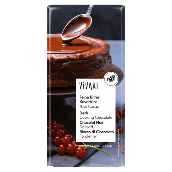 Vivani Bio Feine Bitter Kuvertüre 70% Cacao