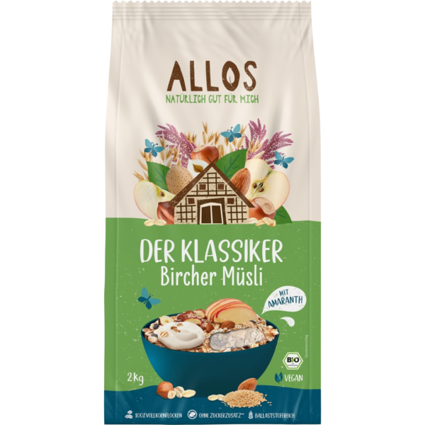 Allos Bio Der Klassiker Bircher Müsli