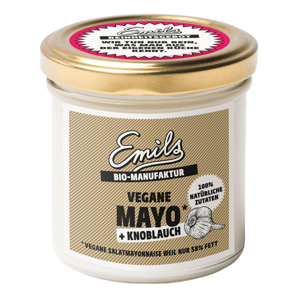 Emils Bio Vegane Mayo + Knoblauch, 125g