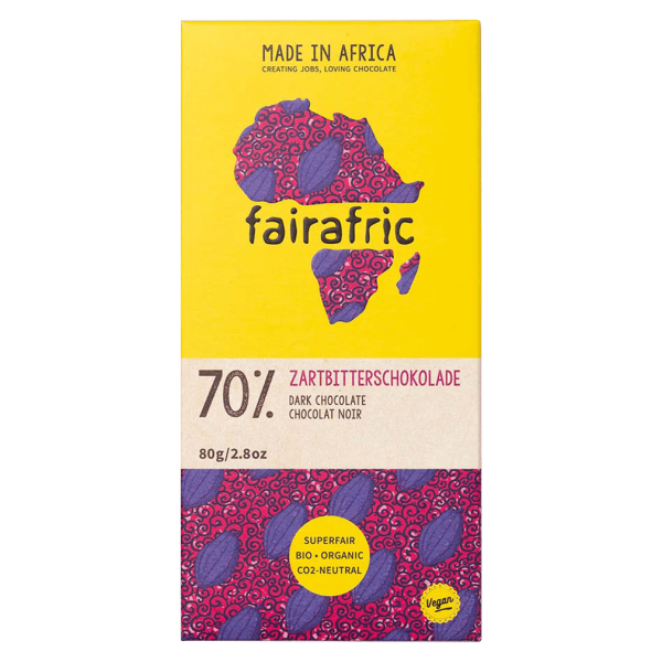 fairafric Bio Zarbitterschokolade 70%