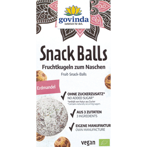 Govinda Bio Snack Balls Erdmandel