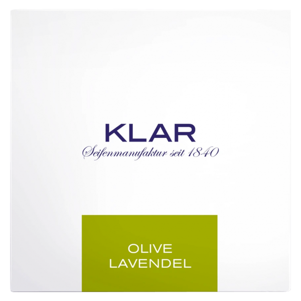 Klar Seifen Haar- &amp; Körperseife Olive Lavendel