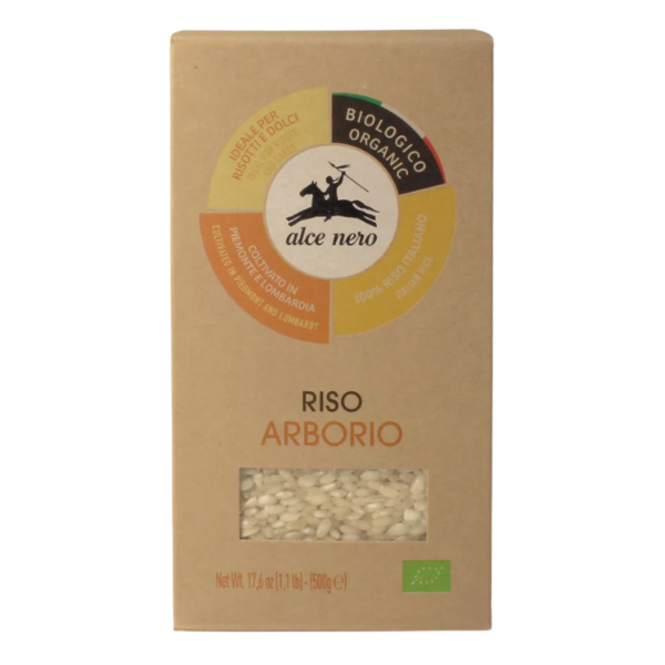 Alce Nero Bio Arborio Risottoreis aus Italien, 500g