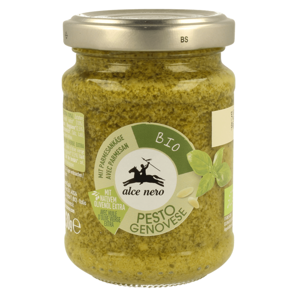Alce Nero Bio Pesto alla Genovese - Basilikumsauce, 130g