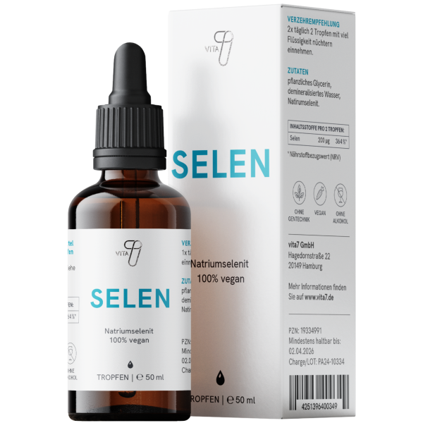 vita7 Selen Tropfen, 50ml