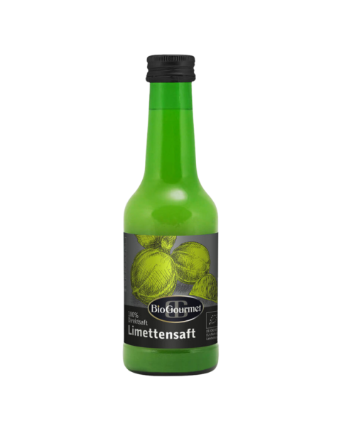 BioGourmet Bio Limettensaft 100% Direktsaft, 200ml