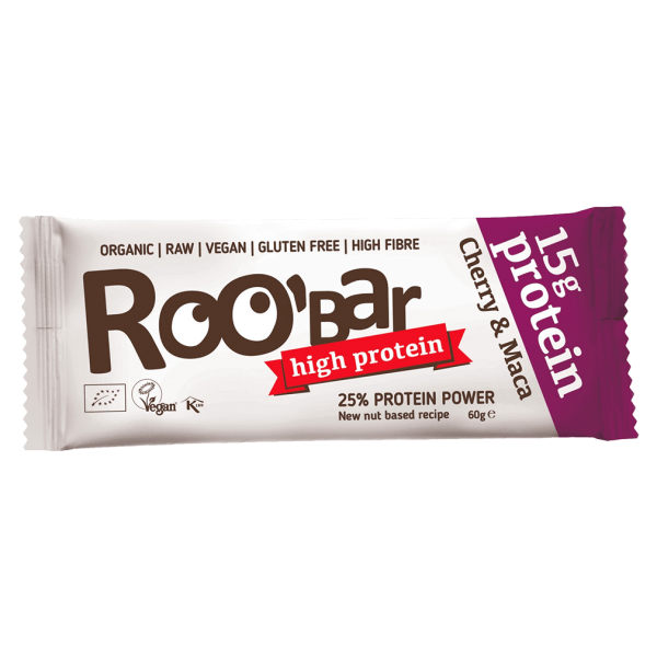 Roobar Bio Protein Cherry &amp; Maca Riegel