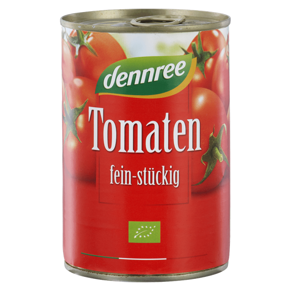 dennree Bio Tomaten fein-stückig