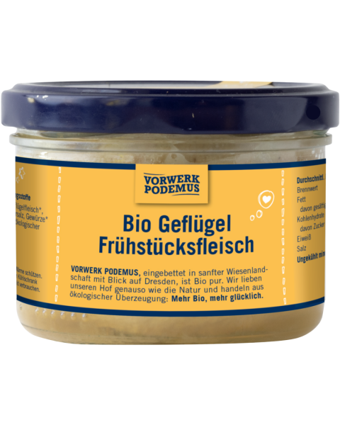 Vorwerk Podemus Bio Geflügel Frühstücksfleisch