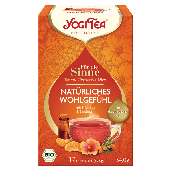 Yogi Tea Bio Kräutertee Für die Sinne - Natürliches Wohlgefühl
