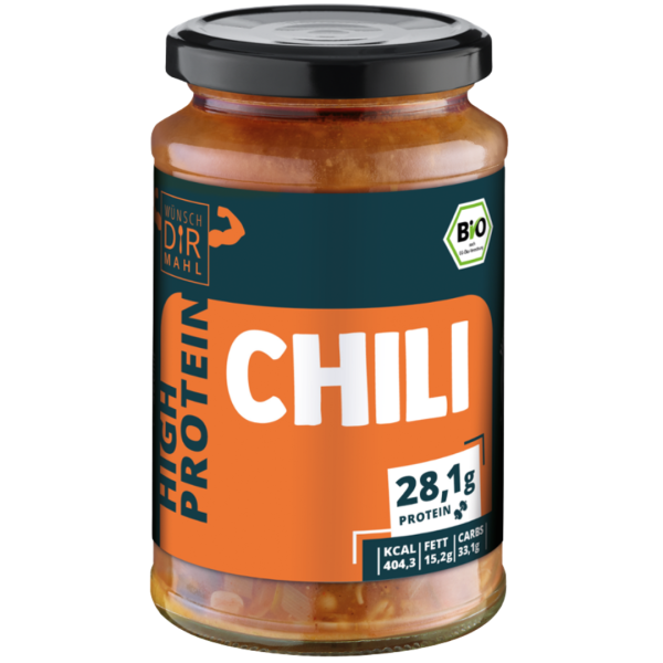 Wünsch Dir Mahl Bio Proteinreiche Sattmacher Chili, 380ml