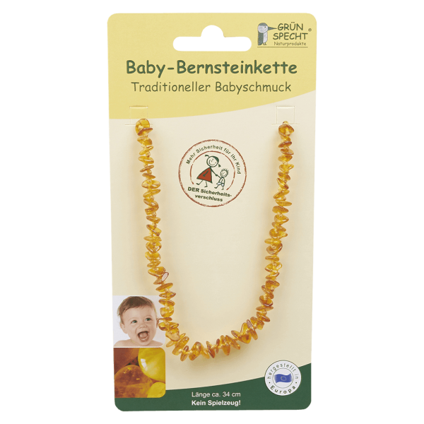 Grünspecht Baby Bernsteinkette