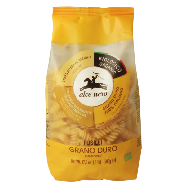 Alce Nero Bio Fusilli aus Hartweizen, 500g