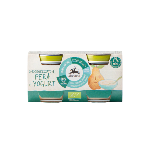 Alce Nero Bio Birnen-Joghurt-Brei Baby Food