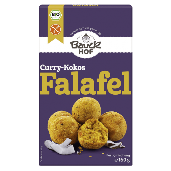 Bauckhof  Bio Falafel Curry-Kokos Fertigmischung 160g