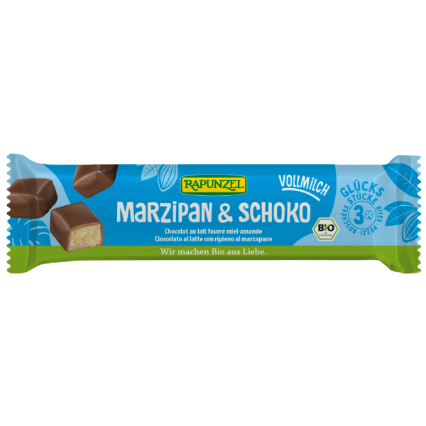 Rapunzel Bio Glücksstücke Marzipan &amp; Schoko Vollmilch