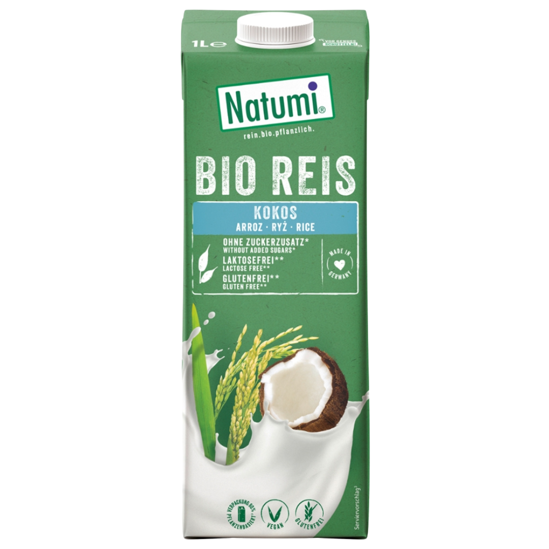 Bio Reis-Kokos Drink, vegan & glutenfrei | Natumi 1l