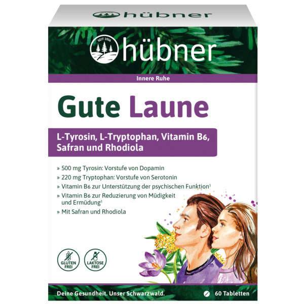 Hübner Gute Laune Tabletten mit Safran &amp; Rhodiola.
