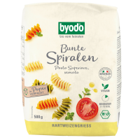 byodo Bio Spiralen bunt semola 500g byodo Bio Spiralen bunt semola 500g