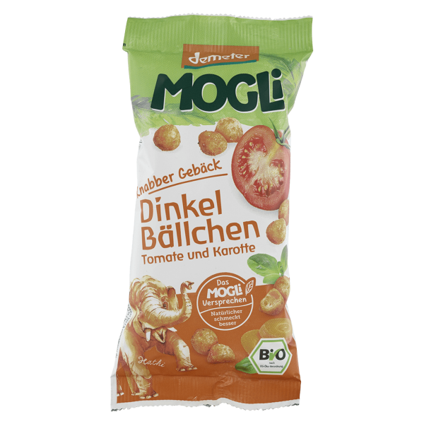 MOGLi Bio Dinkel Bällchen Tomate &amp; Karotte