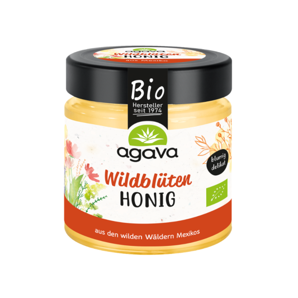 agava Bio Wildblütenhonig - aus den wilden Wäldern Mexikos