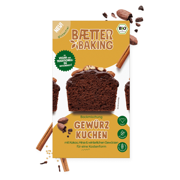 baetter Bio Gewürzkuchen Backmischung