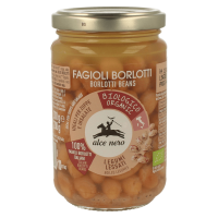 Alce Nero Bio Gekochte Borlotti-Bohnen, 220g Alce Nero Bio Gekochte Borlotti-Bohnen, 220g