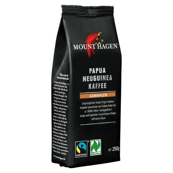 Mount Hagen Bio Papua Neuginea Röstkaffee, gemahlen