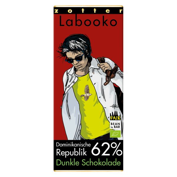 Zotter Bio Labooko - 62% Dominikanische Republik