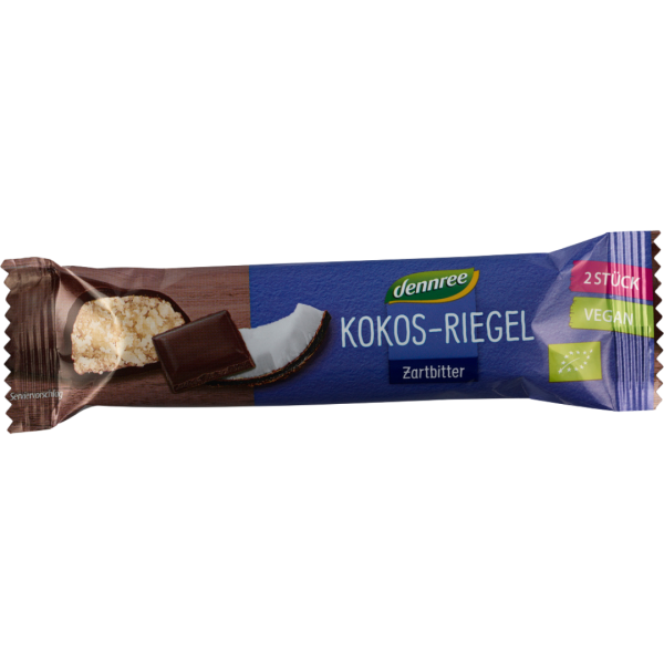 dennree Bio Kokosriegel Zartbitter