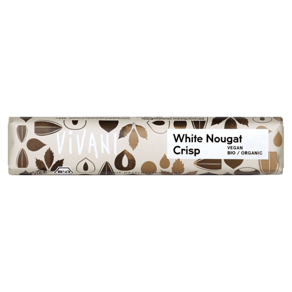 Vivani Bio White Nougat Crisp Schokoriegel