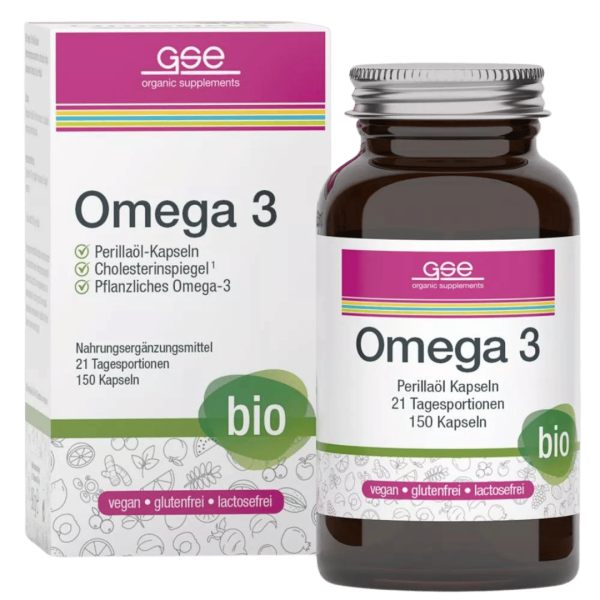 GSE Bio Omega 3 Perillaöl Kapseln