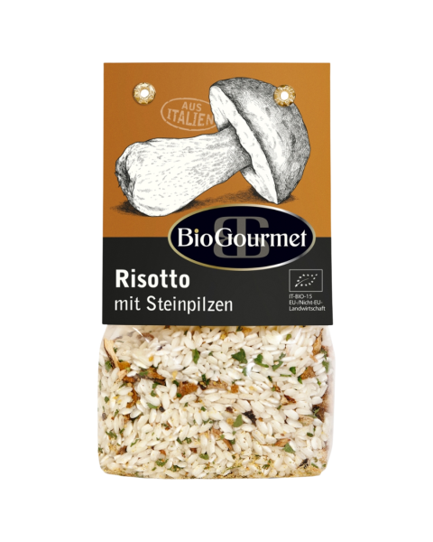 BioGourmet Bio Risotto mit Steinpilzen, 250g
