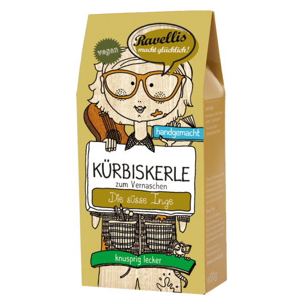 Ravellis Bio Kürbiskerle Ingwer-Karamell