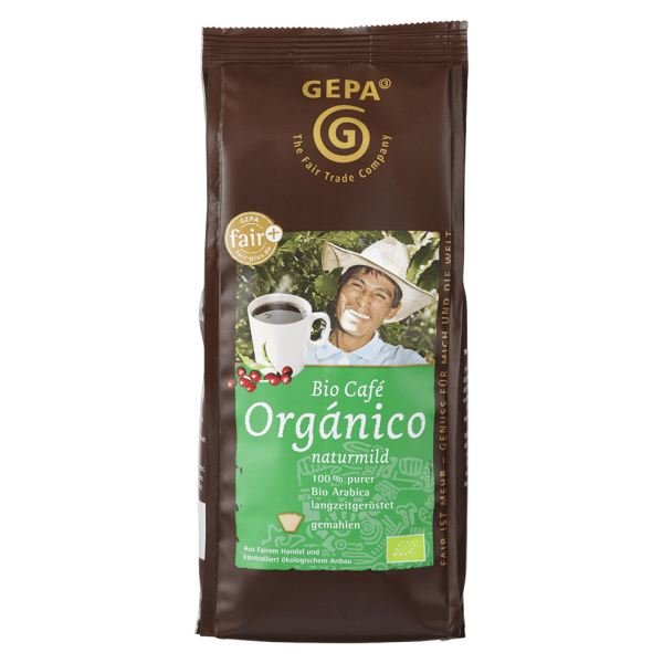 GEPA Bio Café Orgánico, gemahlen, 250g