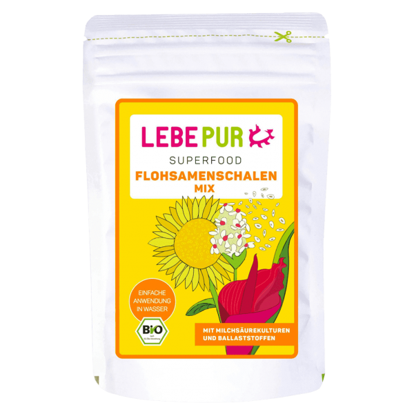 Lebepur  Bio Flohsamenschalen Mix