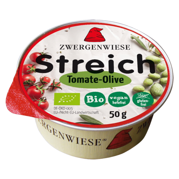 Zwergenwiese Bio Tomate-Olive Streich