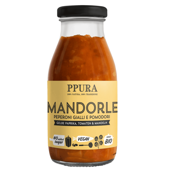 PPura Bio Tomaten Sugo Paprika Mandel, 340 g