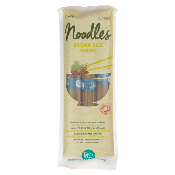 TerraSana Bio Naturreisnudeln mit Wakame