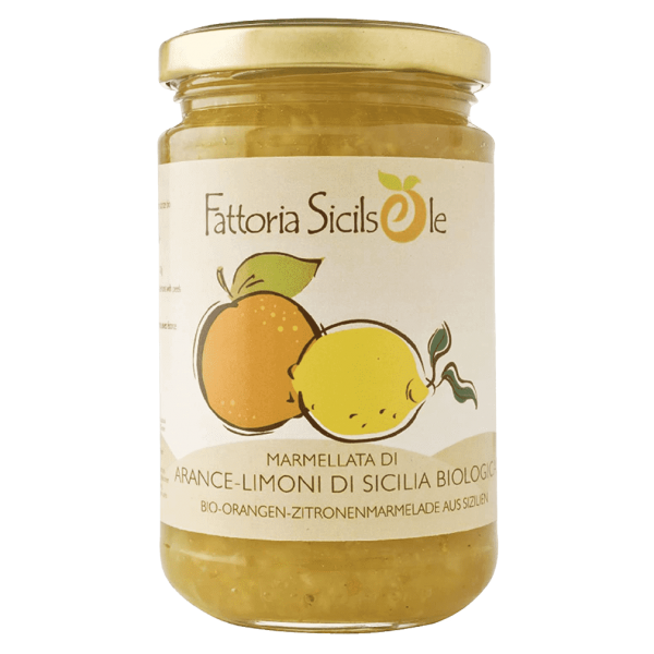 Fattoria Sicilsole Bio Orangen-Zitronen Marmelade