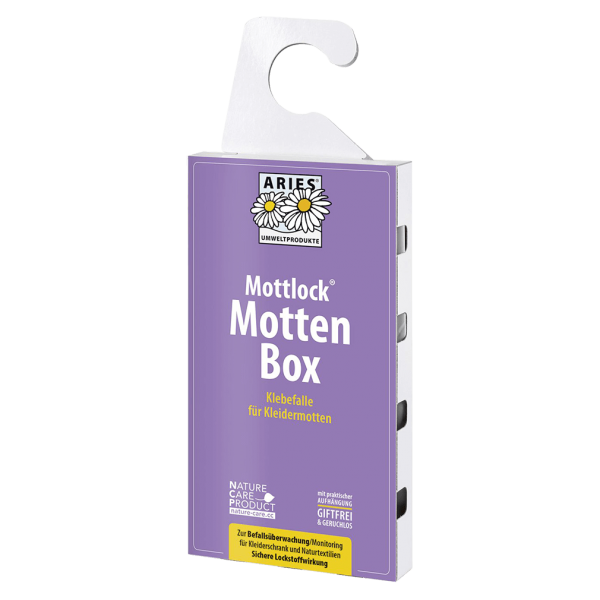 Aries Mottlock Mottenbox, Kleidermotten