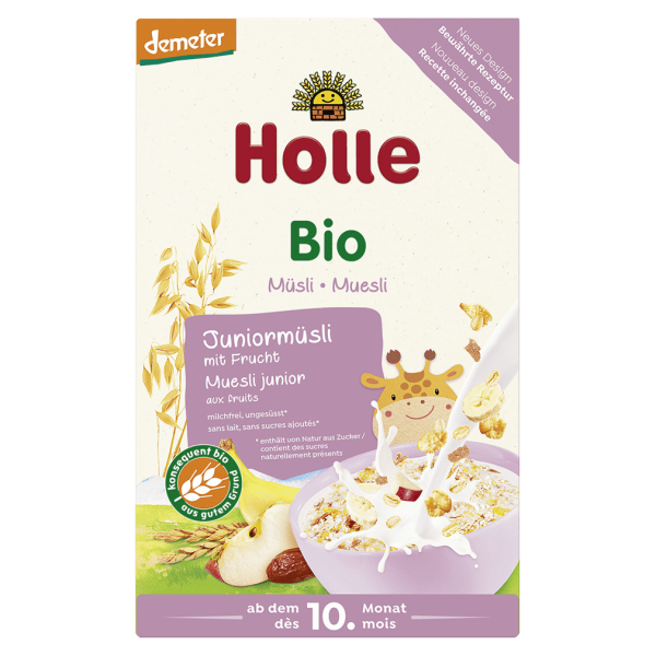 Holle Bio Juniormüsli Mehrkorn mit Frucht, 250g