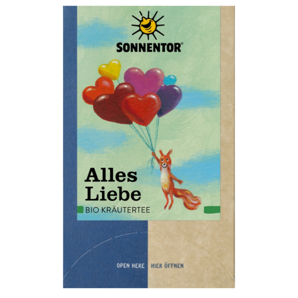 Sonnentor Bio Kräutertee Alles Liebe, 18 Beutel, 27 g