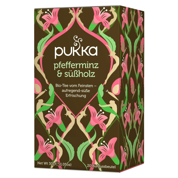 Pukka Bio Pfefferminz &amp; Süßholz Tee
